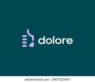 Thumbs up hand logo design. Like heart gestures symbol. Approval positive OK sign. Vector illustration.