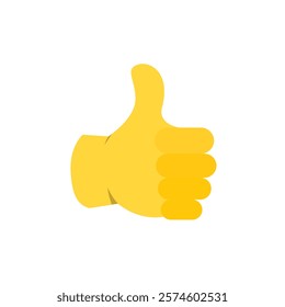 Thumbs up hand vector symbol illustration sign icon yes accept