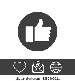 Thumbs up icon.