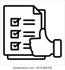 Thumbs Up Icon Element For Design