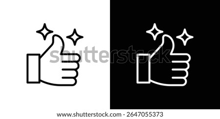 thumbs up icon. Graphic Design vector icon. Ui Ux Icons