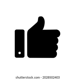 thumbs up icon illustration flat style