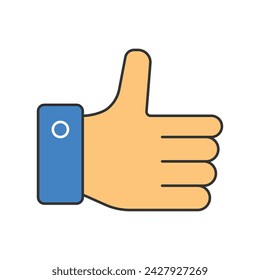 Thumbs up icon, like, thumbs up, thumb, better, encourage, good job, thumb up, nice, finger, communications