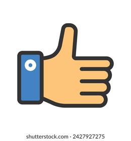 Thumbs up icon, like, thumbs up, thumb, better, encourage, good job, thumb up, nice, finger, communications