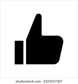 Thumbs Up Icon, like Vector Design Template. Editable Stroke on white background. EPS 10