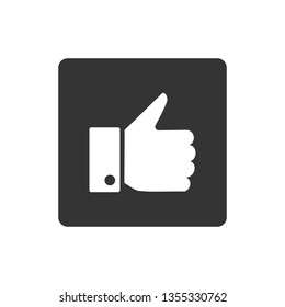 Thumbs up icon logo