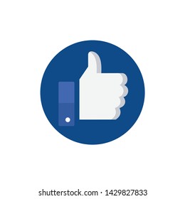 Thumbs up icon symbol vector