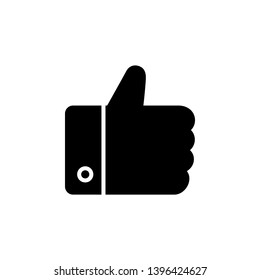 Thumbs up vector icon. This icon use for admin panels, website, interfaces, mobile apps