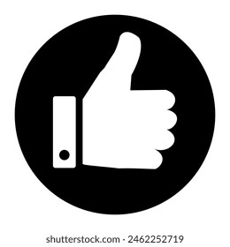thumbs up icon. Thumb.Vector illustration.