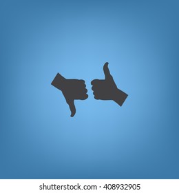 Thumbs up Icon Vector