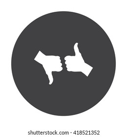 Thumbs up Icon Vector