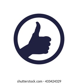 Thumbs up Icon Vector