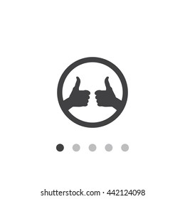 Thumbs up Icon Vector