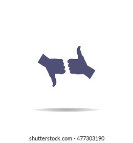 Thumbs Up Icon Vector