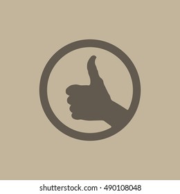 Thumbs Up Icon Vector