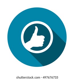 Thumbs Up Icon Vector