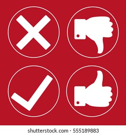Thumbs Up icon - vector