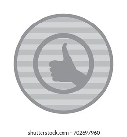 Thumbs Up Icon Vector flat design style