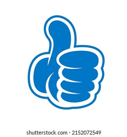 Thumbs up icon vector illustration