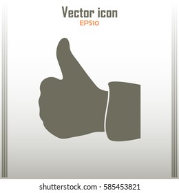 thumbs up icon , vector illustration