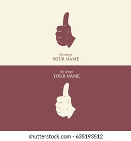 thumbs up icon , vector illustration