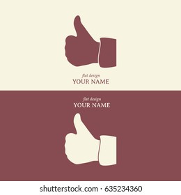 thumbs up icon , vector illustration