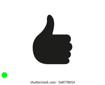 thumbs up icon, vector illustration eps10