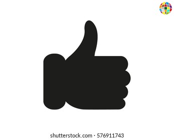 thumbs up icon, vector illustration eps10