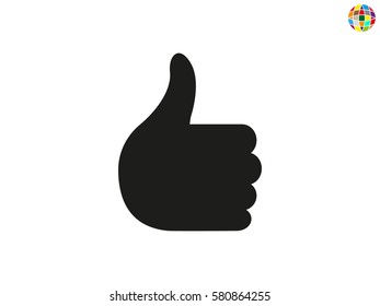 thumbs up icon, vector illustration eps10