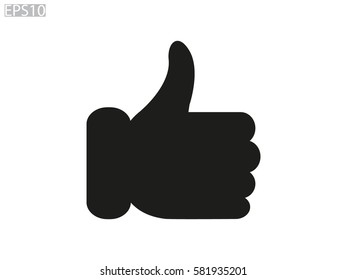 thumbs up icon, vector illustration eps10
