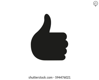 thumbs up icon, vector illustration eps10