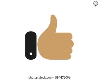 thumbs up icon, vector illustration eps10