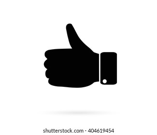thumbs up icon , vector illustration. Flat design style. Vector EPS 10