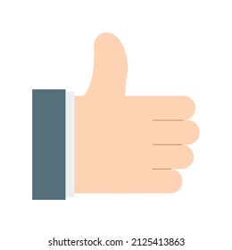 Thumbs Up icon vector image. Can also be used for Donations. Suitable for mobile apps, web apps and print media.