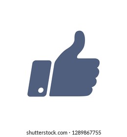 Thumbs up icon vector. like symbol vector