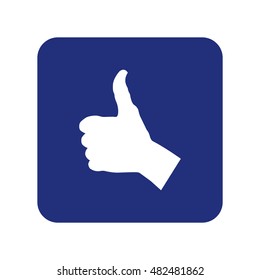 Thumbs Up Icon Vector, New icon