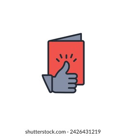 thumbs up icon. vector.Editable stroke.linear style sign for use web design,logo.Symbol illustration.