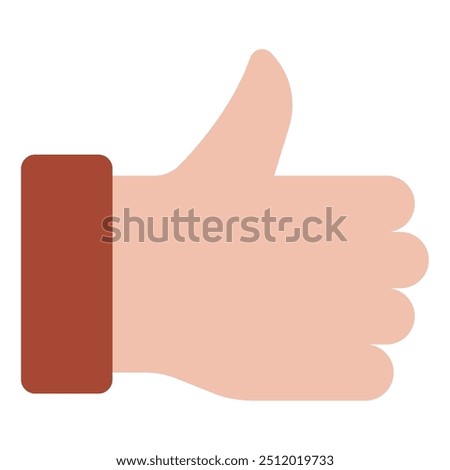 Thumbs up icon for web, app, infographic, etc