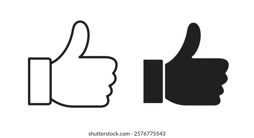 thumbs up icons pack for ui designs