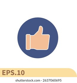 thumbs up icons  symbol vector elements for infographic web