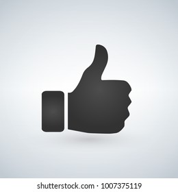 Thumbs Up Like Emoji For Social Media Channels And Websites Vector Illustration