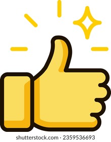 thumbs up like icon emoji sticker