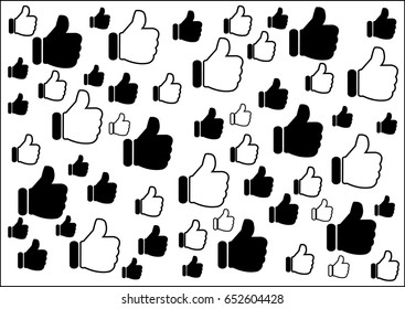 Thumbup Like Icon - Ilustración
Gestores, Mano humana, Botón pulsador, Sombra, Objeto único, fondo blanco