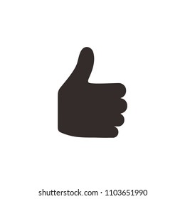 thumbs logo. finger icon. hand symbol. vector eps 08.