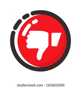 thumbs logo. finger icon. hand symbol. vector eps 08.