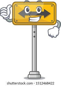 Thumbs up pass on either side shaped character