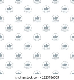 Thumbs up pattern vector seamless repeat for any web design