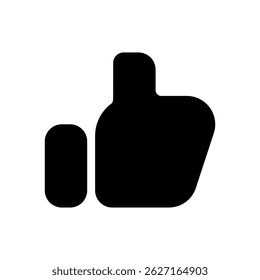A thumbs up sign in black and white