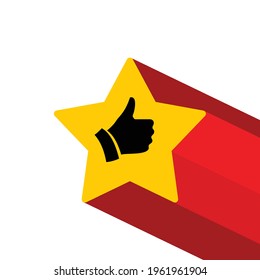 Dreh das Skizzensymbol für Web und Mobile hoch. Handgezeichneter Vektor. Wie und Stern.