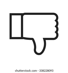 Thumbs, social, like icon vector image. Can also be used for material design. Suitable for web apps, mobile apps and print media.